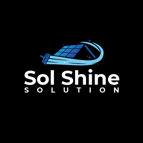 New solar panel cleaning business needing to attract customers Design by rzaltf