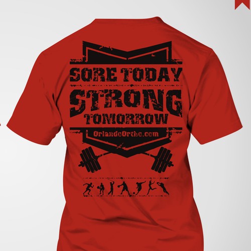 SORE TODAY : STRONG TOMORROW - T-Shirt