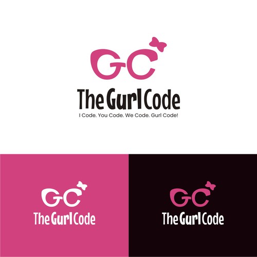 Ultimately the Cutest Dopest Techiest Logo & Website for Girls!!! Design by kubusIDE