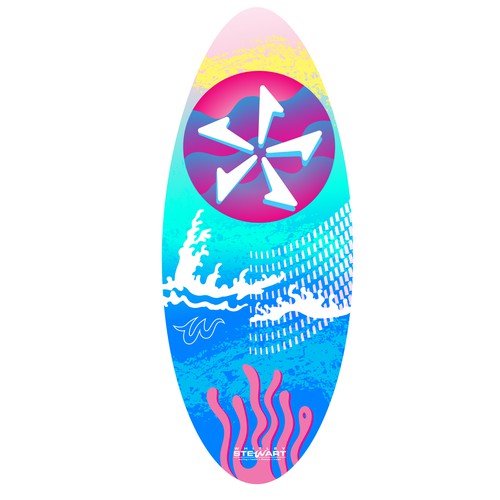 Designs | Design a vibrant and trendy/unique wake surf board ...