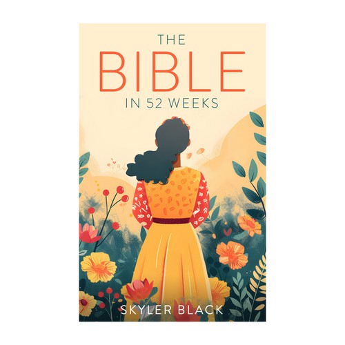 Painterly Book Cover for Yearlong Women's Bible Study Design by mikeyj