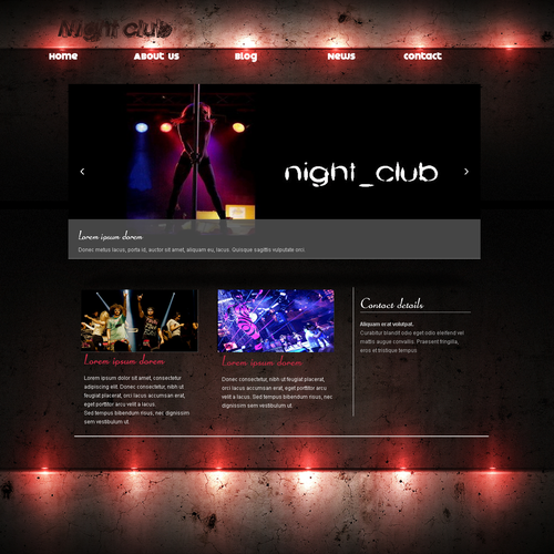 1-3 Page Website Template Design von codenpixel