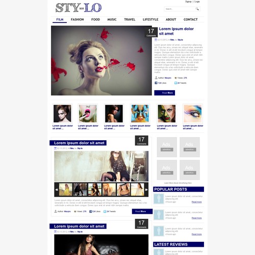 Create the next website design for sty-lo Diseño de maxpro