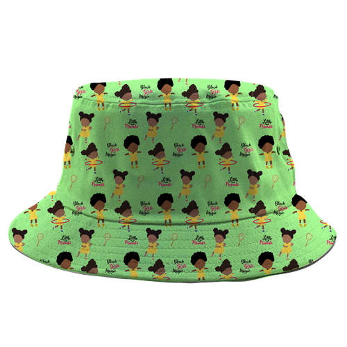 Bucket Hat Designs for Girls (black culture theme) Design by ash00 Designs