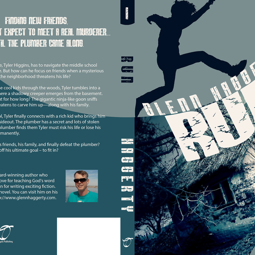 Create an awesome book cover for a middle-grade boys adventure story, Run! Design by RoseannaWhiteDesigns
