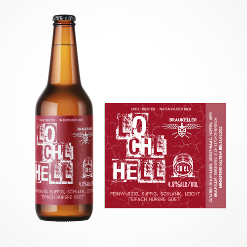 Microbrauerei: Bierflasche sucht Etikettendesign Design by halesen