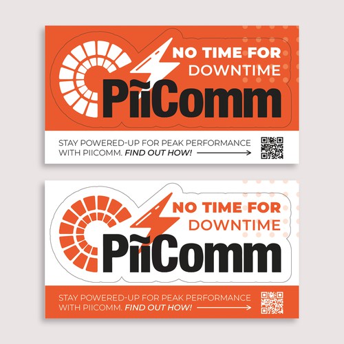 Sticker design for upcoming trade show Design by marcela97