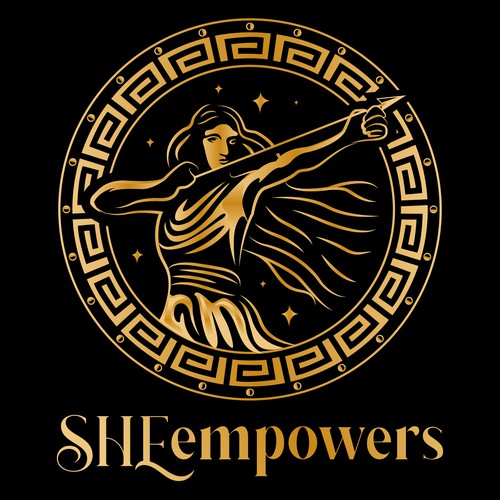 SHEempowers - luxurious design of a woman preferrably in some kind of a circle to appeal to women professionals Design by Jacob Gomes