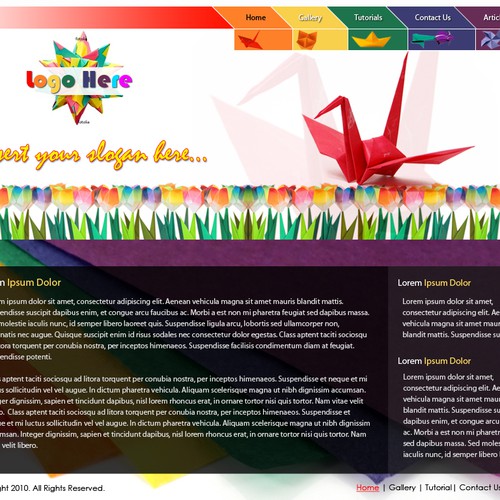 1-3 Page Website Template Design von zetzab