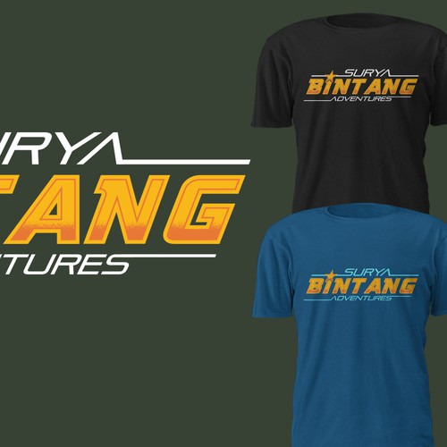 vintage bali jungle rafting Design by Sendisign