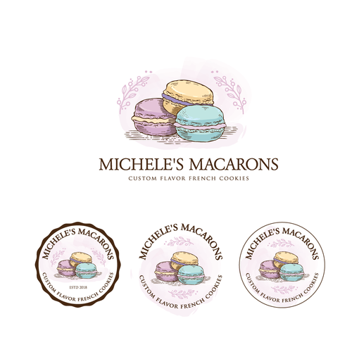 French Macaron Bakery needs a logo | Logo design contest