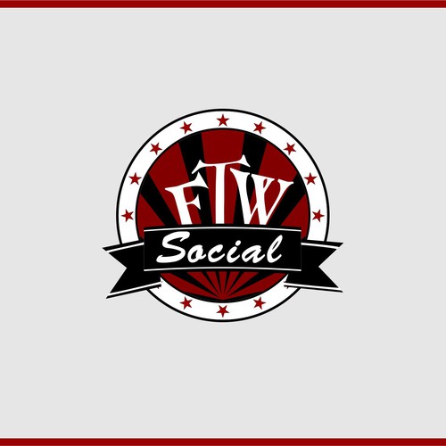 Create a brand identity for our new social media agency "Social FTW" Réalisé par m a r y