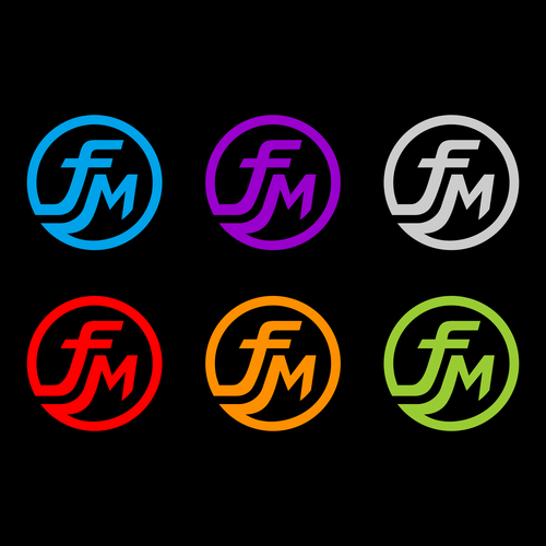 Design a plain logo with 2 initials - Easy to design! Clear instructions Design by m j ◥