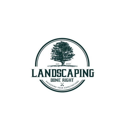 Searching for Clean, Indelible Logo for Landscaping Company Design by Arwen14