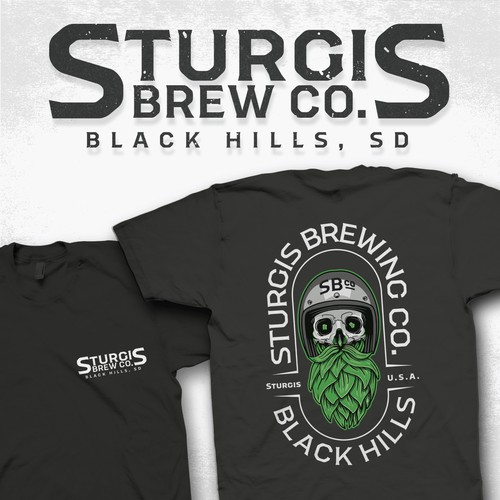 Sturgis Brewery Logo Design Design by Junk Wizard