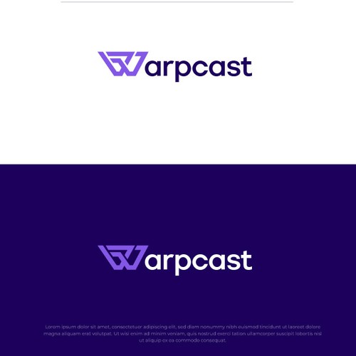 Warpcast logo Design von Niqnex