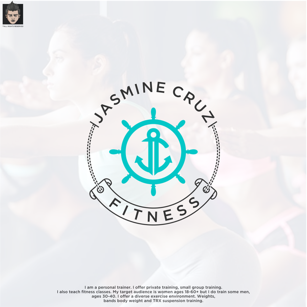 Design by artsen titled "Personal Trainer needs fun, energetic,clean yet vintage like new logo!"