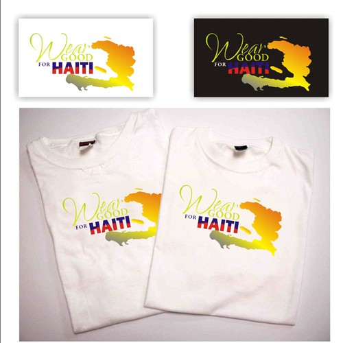 Wear Good for Haiti Tshirt Contest: 4x $300 & Yudu Screenprinter Design by gatoLoco