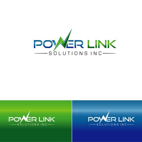 create a captivating and memorable logo and business card for PowerLink ...