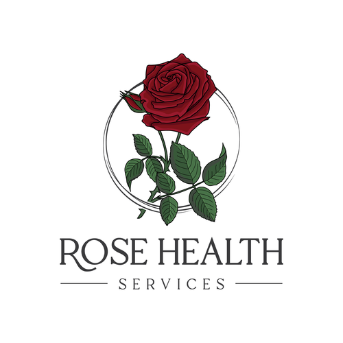 Design a classic and elegant rose logo for a health business Design by ChrissaMarion