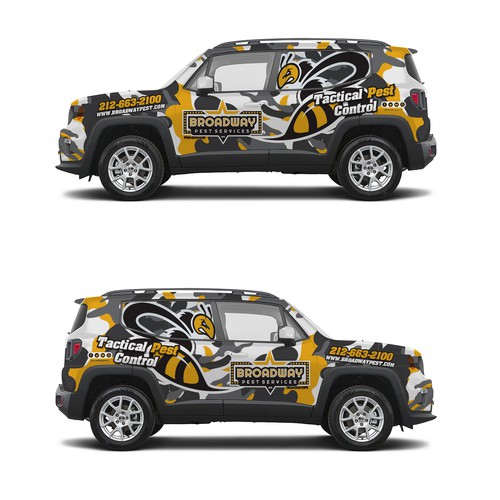 Striking wrap needed for Urban Pest control company Design by Priyo