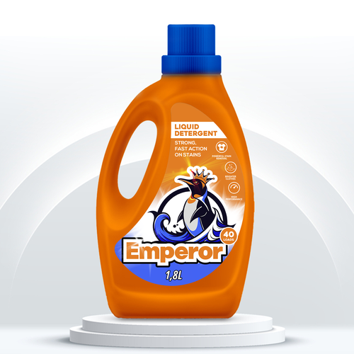 Label design for liquid detergent brand Design by Marcio Berdu