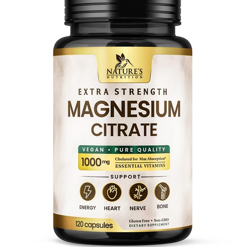 Premium Magnesium Citrate Design needed for Nature's Nutrition Design by Davi Giolo ★