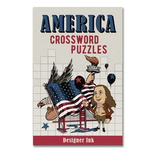 America Crossword Puzzles. Patriotic, Americana, Simple, Basic Design by Krisssmy