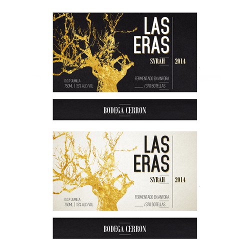 ORGANIC EXCLUSIVE WINE LABEL DESIGN - BODEGA CERRON Design by Ashleyjp