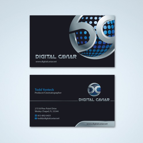 Create Business Cards for Digital Caviar Design by Tcmenk