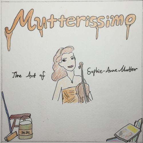 Illustrate the cover for Anne Sophie Mutter’s new album Ontwerp door glo1377