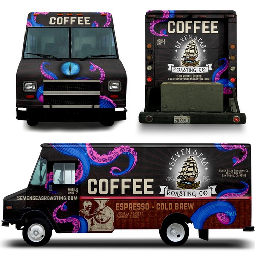 Coffee Truck Design - Mobile Unit 7 Diseño de ssrihayak