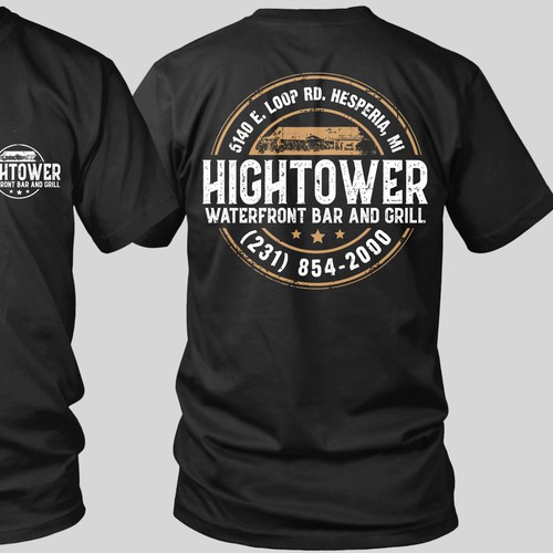 Best F*uc!ng T-shirt Design for Hightower Bar & Grill Ever ! Design by erwinubaldo87