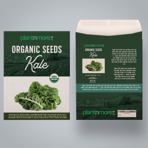 New Vegetable Seed Packet Line - Packet Design Needed Réalisé par Windmill Designer™