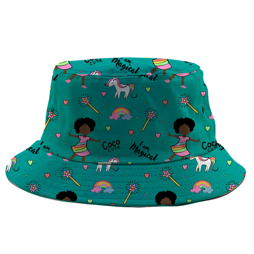 Bucket Hat Designs for Girls (black culture theme) Design by ash00 Designs