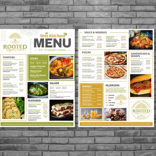 Rooted Menu Design by Dzhafir