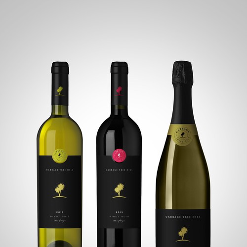 Create a wine label that is simple yet fun Design by Dan Newman