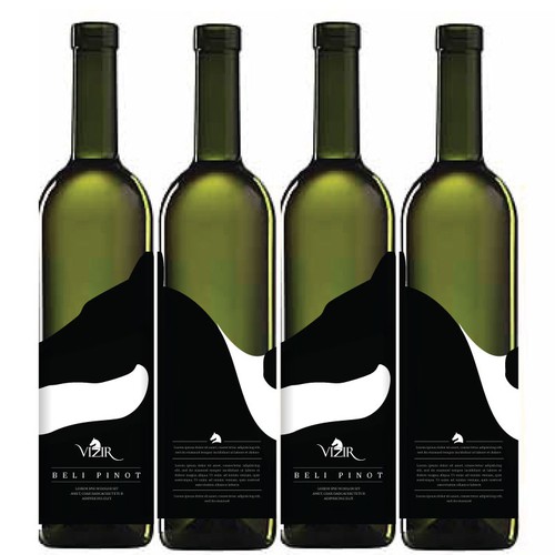 Bottle label design for wine cellar Vizir Ontwerp door Despect