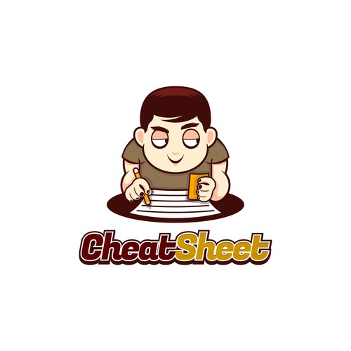 Unique descriptive combo mascot Logo that embodies the action of cheating on a test & shortcuts Design von DevDevit   ★ ★ ★ ★ ★