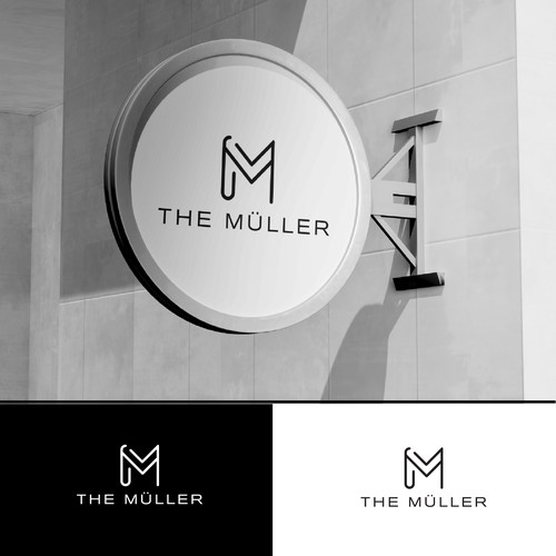 Want a challenge? Use the umlaut  - create a luxury logo for an apt building – The Müller Design by S.H Designs