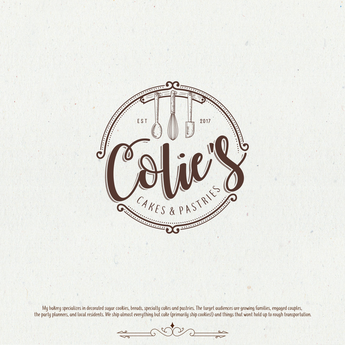 Colie's Cakes & Pastries needs a fresh whimsical logo. | Logo design ...