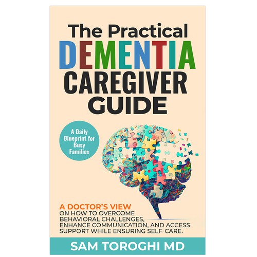 Design Creative Book Cover for Dementia Caregiver Guide Design by Hennah