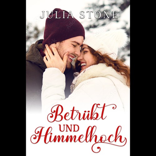 E-book cover for romantic Christmas novel Design by Baby Steps Design