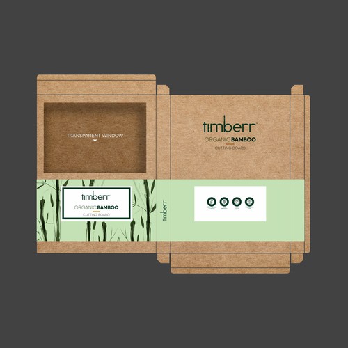 Need an impressive packaging box design for a bamboo cutting board-ontwerp door Paresh Jadhav