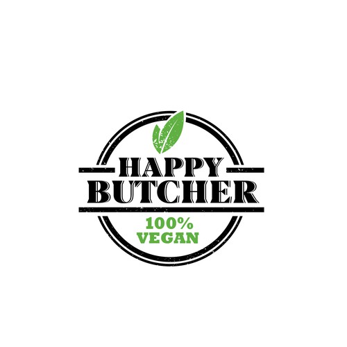 Logo for a modern vegan butcher! Design by subtropica