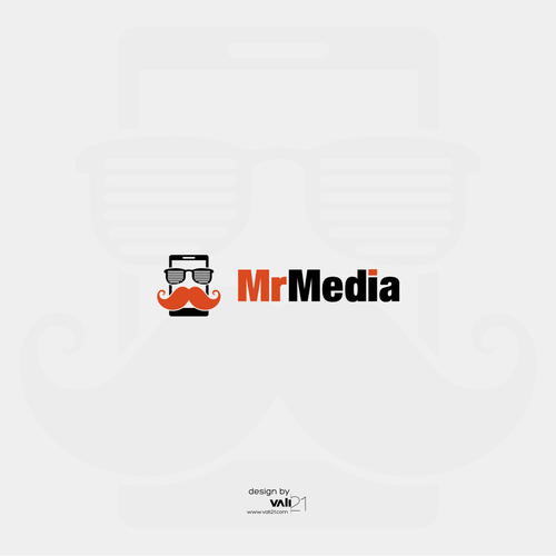 Design a logo for Mr. Media. A new name in mobile entertainment. Design by vali21