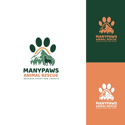 ManyPaws Animal Rescue Design by brancut_yuk