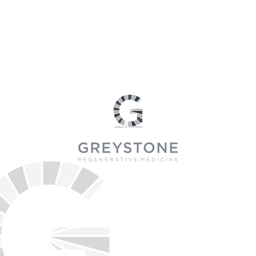 I like the lettering of Greystone here.  And then below Greystone a grey, stone-like structure with mortar or joints in  Design réalisé par sukirno99