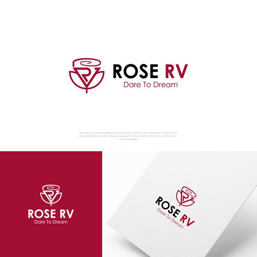 SOPHISTICATED LOGO FOR LUXURIOUS CARAVAN COMPANY Design by freedesg