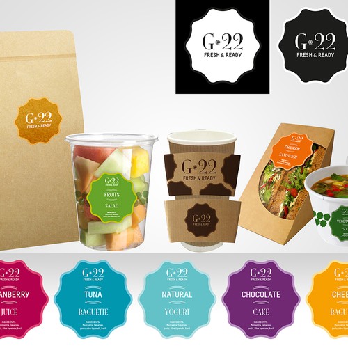 Label Design for Gourmet Food Design by Totoya